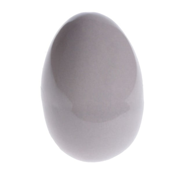 Šedá keramická dekorace Ewax Egg
