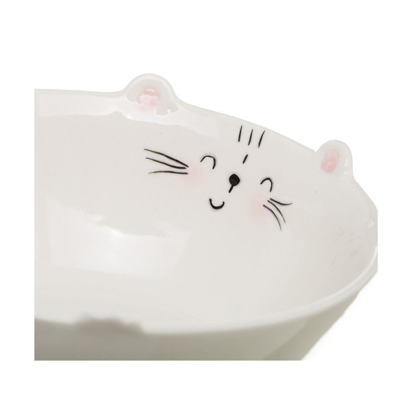 Valge portselanist kauss Unimasa , ⌀ 16,1 cm Kitty - Casa Selección-image-1