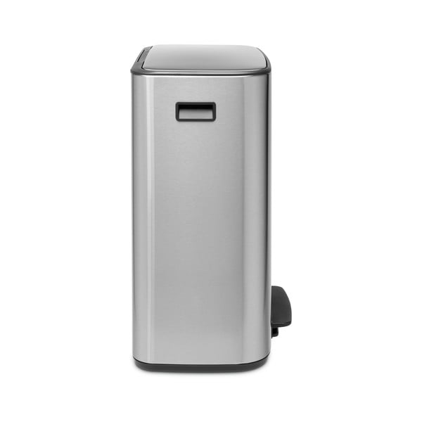 Matt hõbedane terasest prügikast jäätmete sorteerimise jaoks 60 l Bo - Brabantia-image-3