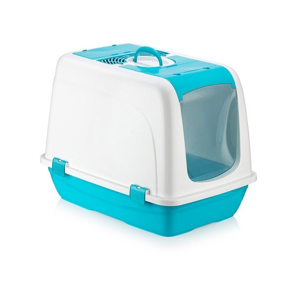 Valge ja sinine kasside pesakast - Petpetite