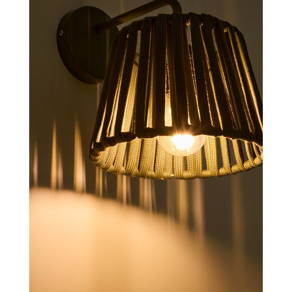 LED-seinale paigaldatav päikeseenergial töötav õuevalgusti (kõrgus 23 cm) Aldet - Kave Home-image-2
