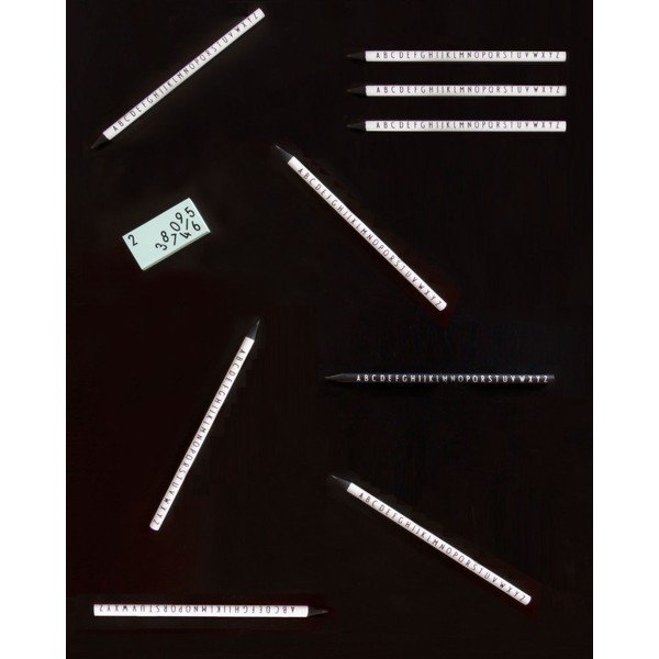 5 musta pliiatsi komplekt - Design Letters-image-2