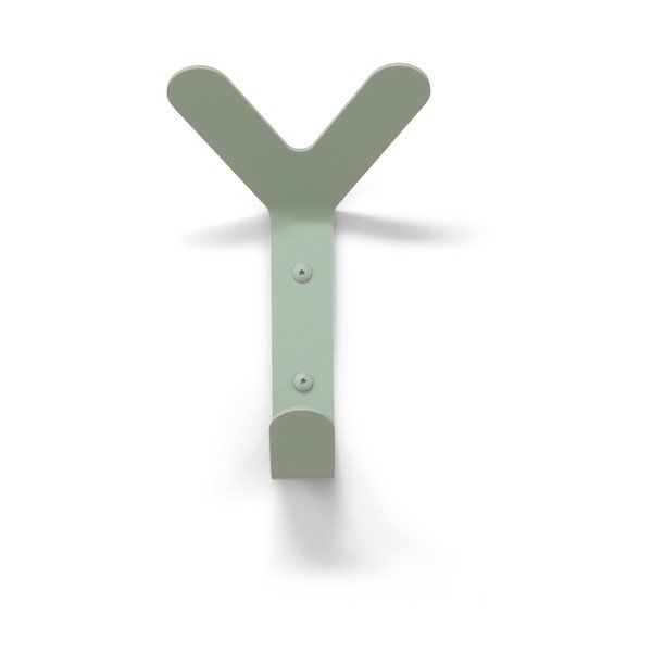 Hallikasroheline seinale kinnitatav terasest konks Frondo - Spinder Design-image-2