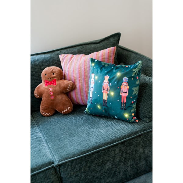 Roosa-pruun puuvillane padi Rita, 50 x 50 cm - Hübsch-image-4