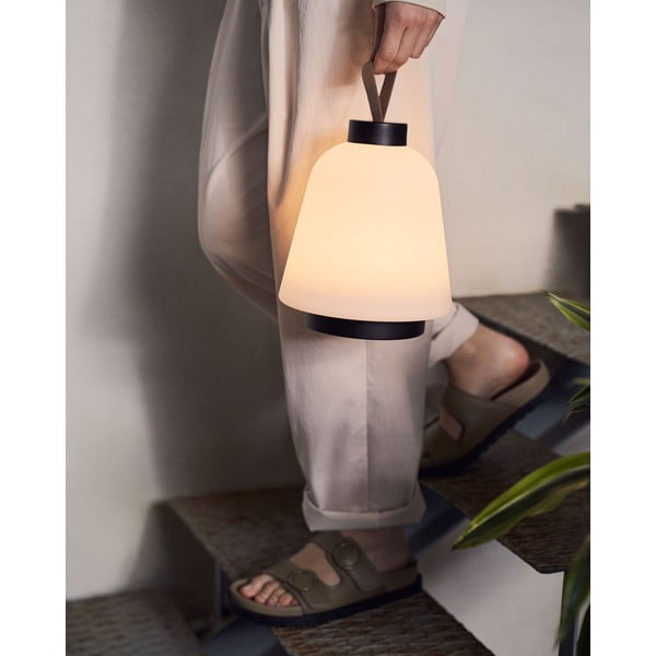 Valge plastikust dimmerdatav LED laualamp (kõrgus 24 cm) Udiya - Kave Home-image-1