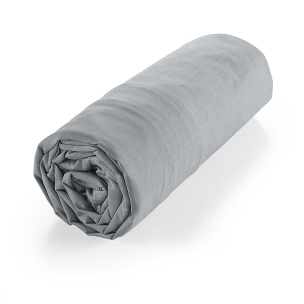 Hall orgaanilisest puuvillast kummiga lina 180x200 cm Biolina - douceur d'intérieur-image-4