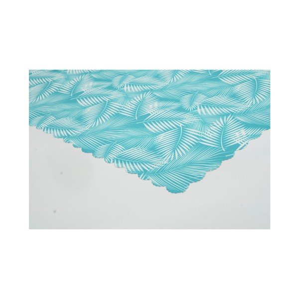 Běhoun na stůl z mikrovlákna Minimalist Cushion Covers Blue Leaves, 45 x 145 cm-image-1