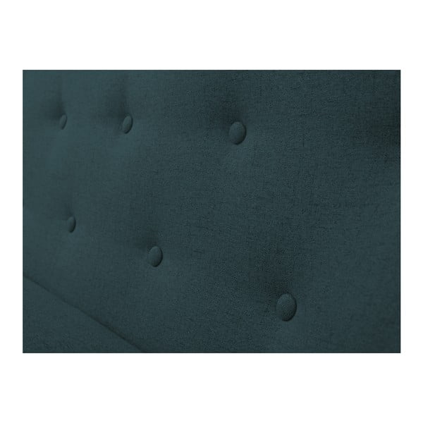 Tmavě modrá dvoumístná pohovka se světlými nohami Mazzini Sofas Sicile-image-4