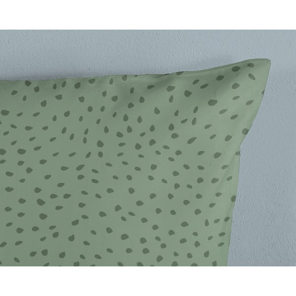 Roheline puuvillane laste voodipesu üheinimesevoodile 140x200 cm Thabo - Good Morning-image-3