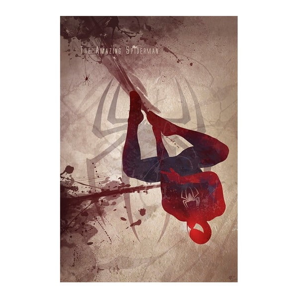 Plakát The Art of TV & Film Spiderman Vintage