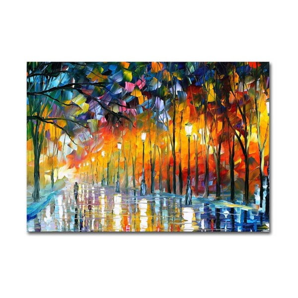Seinareproduktsioon lõuendil , 100 x 70 cm Leonid Afremov - Wallity