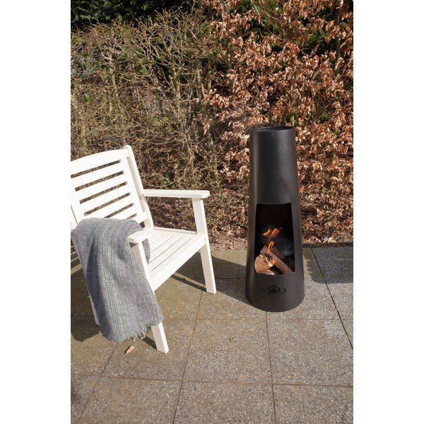 Ovaalne kamin terrassile - Esschert Design-image-1