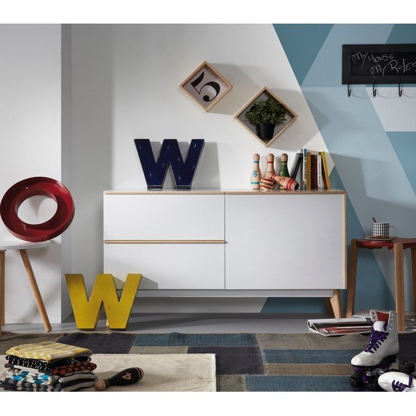 Valge sahtli kapp Meety - Kave Home-image-4