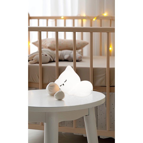 Valge laste öölamp Mia - Fischer & Honsel-image-1