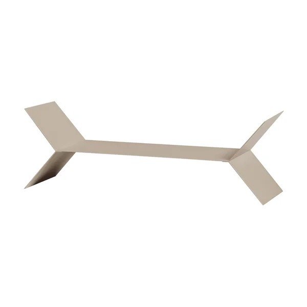 Beežid metallriiulid 3-osalise komplektiga, 80 cm Lorin - WOOOD-image-3