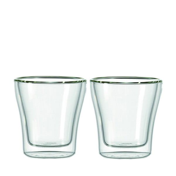 Sada 2 dvojstěnných sklenic LEONARDO Duo, 250 ml