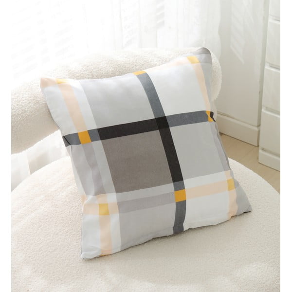 Pruun-kreem 3-osaline voodipesu üheinimesevoodile mikrosatiinist 140x200 cm Henry - My House-image-3