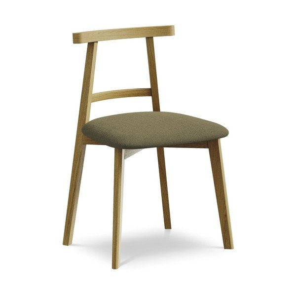 Roheline täispuidust söögitool Ohelo - Makamii