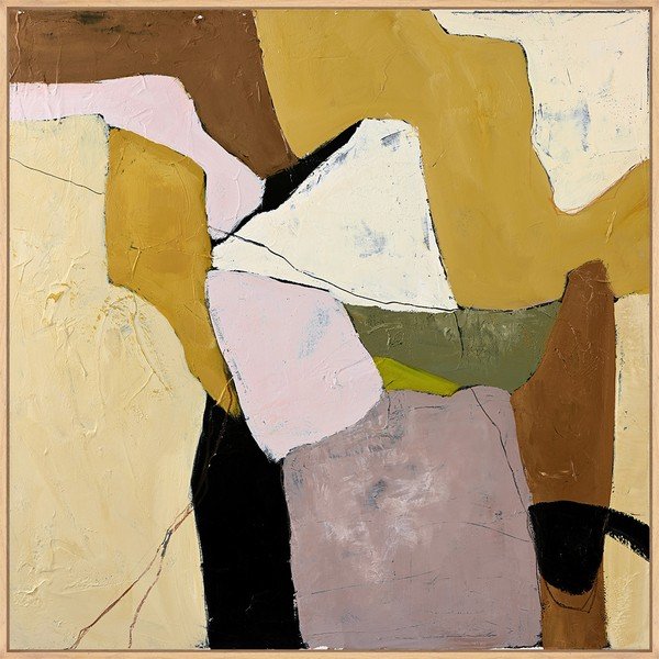 Käsitsi maalitud maal raamiga/lõuendil 101x101 cm Featured - Malerifabrikken