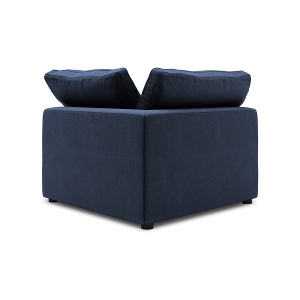 Tmavě modrá oboustranná rohová část modulární manšestrové pohovky Windsor & Co Sofas Galaxy-image-2