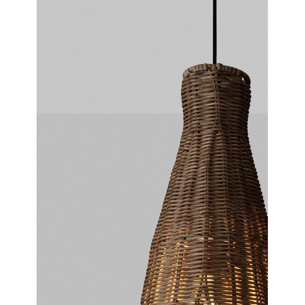 Rotangist ripplamp naturaalses värvitoonis, ø 19,5 cm Rielo - Nova Luce-image-3