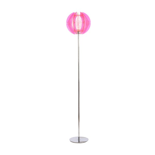Stojací lampa Wire Floor, růžová