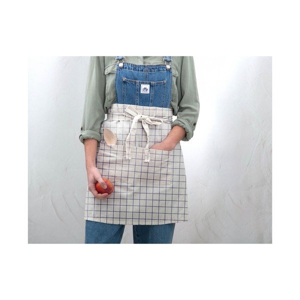 Hall ruuduline esiliinist esiliin Delantal Simple Squares - Really Nice Things-image-2