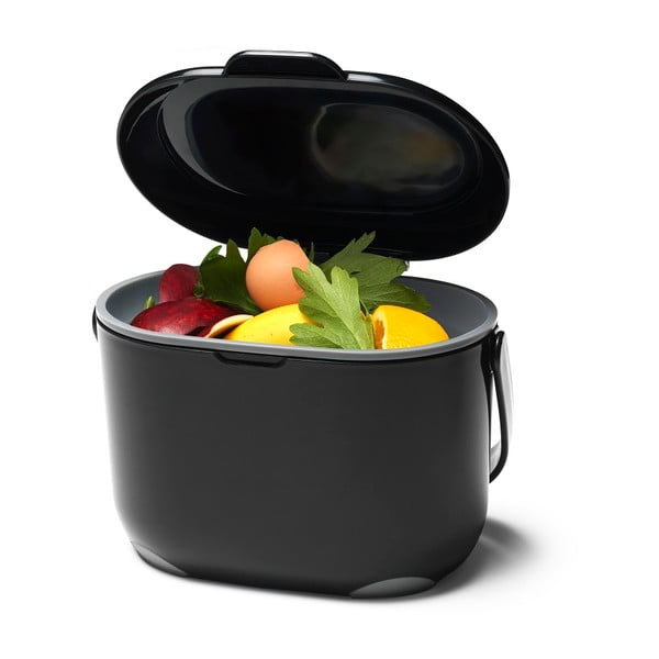 Must kompostitav jäätmekonteiner 2,5 l - Addis-image-1