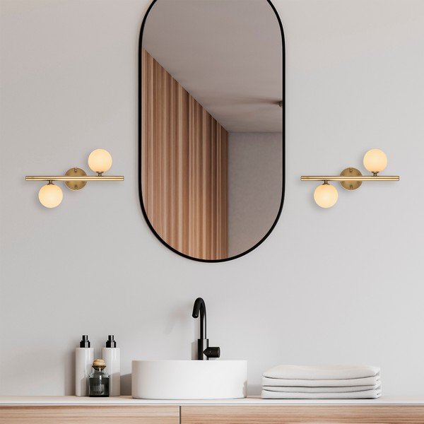 Kuldne seinavalgusti Domino - Opviq lights-image-2