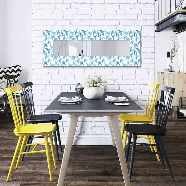 Puidust raamiga seinapeegel 40x120 cm - Wallity-image-1