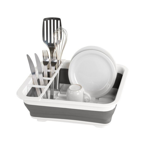 Valge ja hall kokkuvolditav nõudepesumasin Riiuli - Wenko-image-3