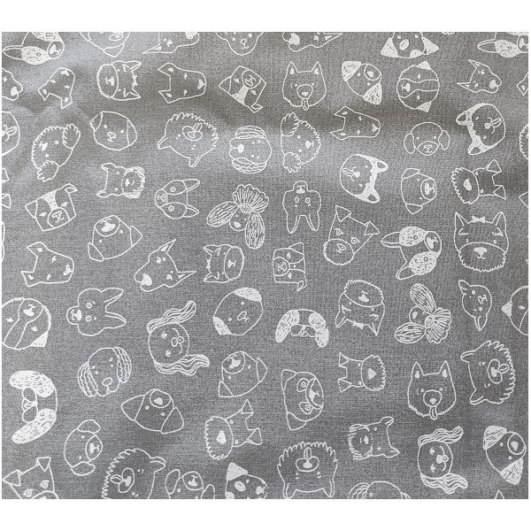 Hall puuvillane voodi 75x60 cm Max - Petsy-image-1