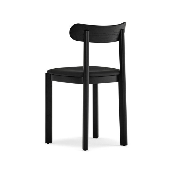 Must söögitool tuhapuidust dekooriga Nara - Teulat-image-2
