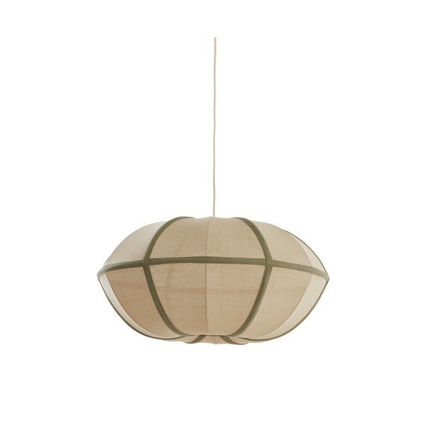Kreemikas ripplamp kangast varjuga Mirelys - Light & Living