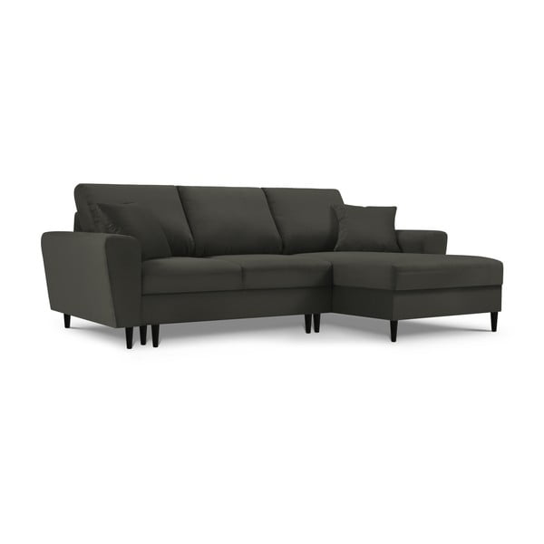 Must velvetist panipaigaga nurgadiivanvoodi (parem nurk) Kyoto - Cosmopolitan Design-image-4