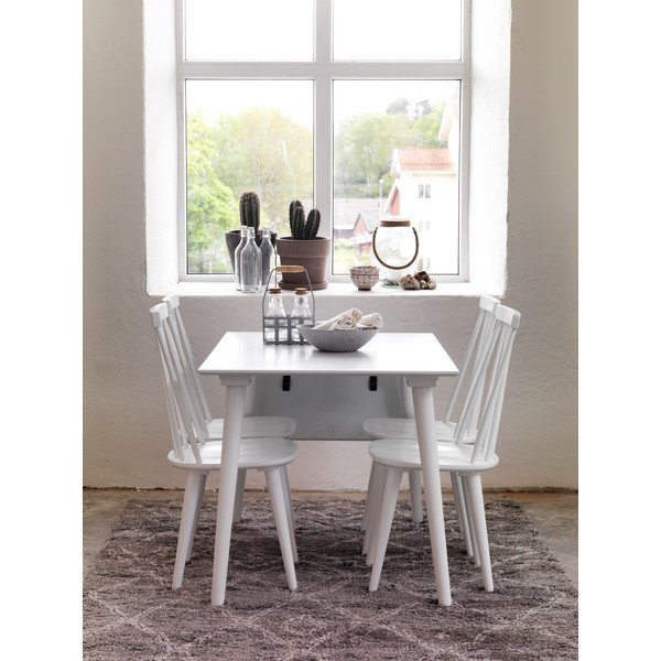 Valge kummist söögitool Lotta - Rowico-image-1