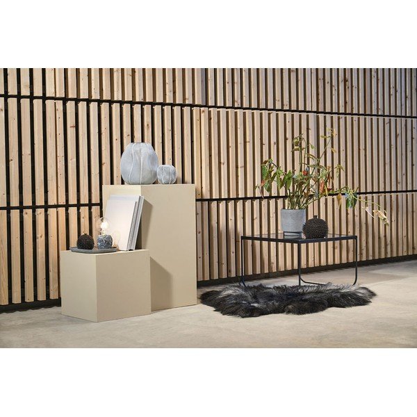 Must marmordekooriga diivanilaud 60x60 cm Gorm – Villa Collection-image-4