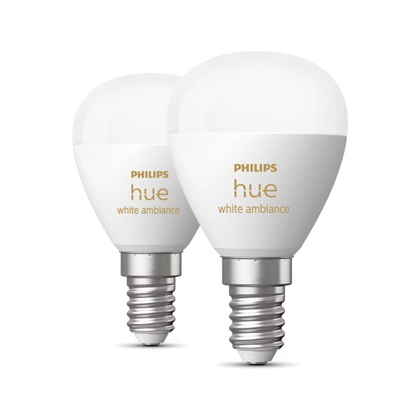 Nutipirnid 2tk komplektis E14, 5W White ambiance - Philips Hue