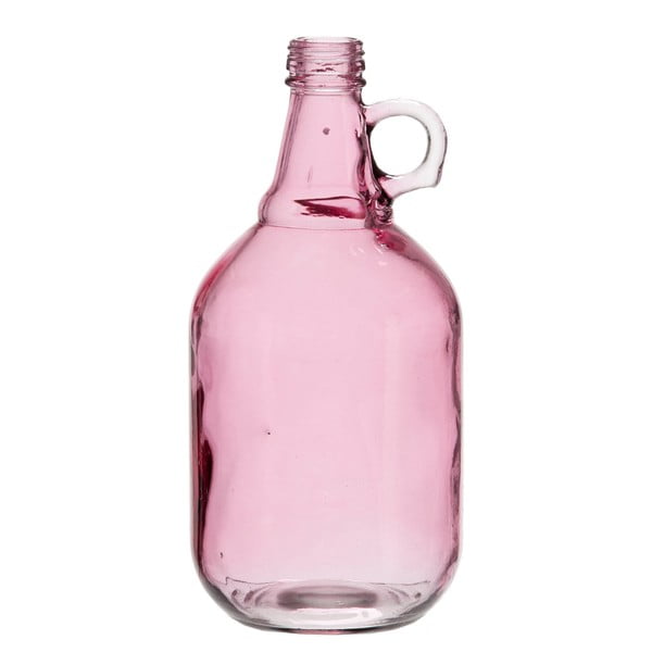 Demižón/váza Glass Pink, 14x27 cm