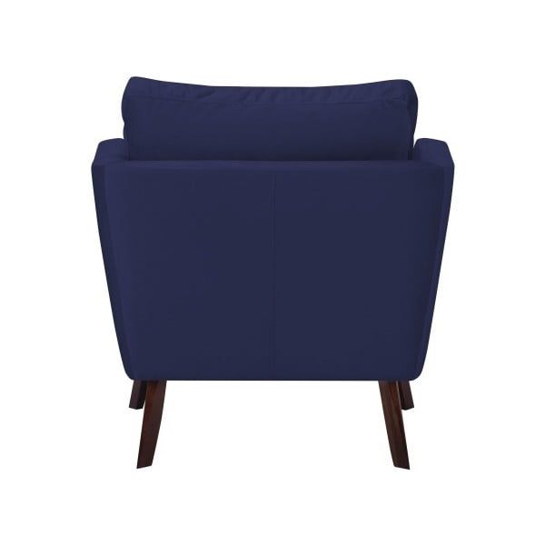 Námořnicky modré křeslo Mazzini Sofas Elena-image-1