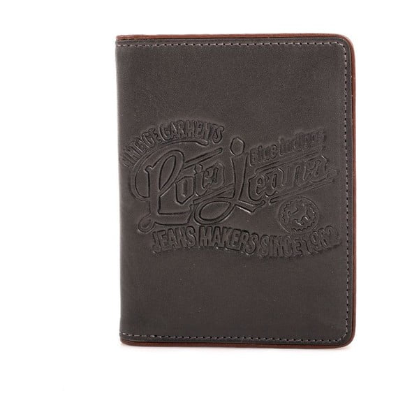 Kožená peněženka Lois Garments, 11x8 cm