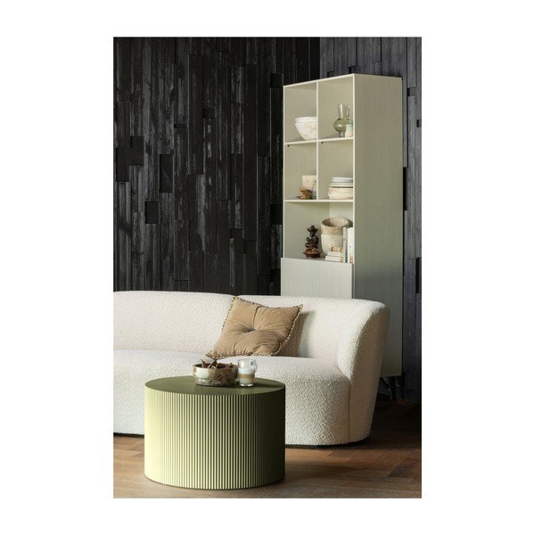 Khakivärvi ümmargune diivanilaud ø 60 cm Sanne - WOOOD-image-1