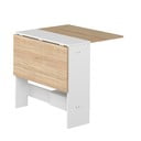 Kokkupandav tammedekooriga söögilaud 76x28 cm Papillon - TemaHome