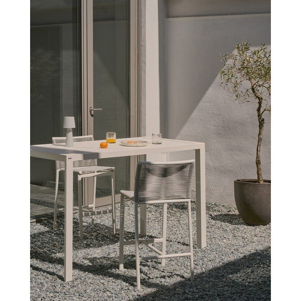 Alumiiniumist aia söögilaud 77x150 cm Culip - Kave Home-image-1