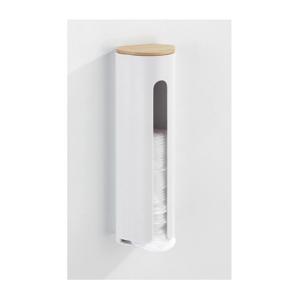 Valge seinale paigaldatav salv puhastustampoonide jaoks Laresa - Wenko-image-2