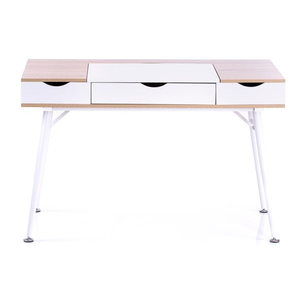 Tammeplaadiga töölaud 60x120 cm Faryn - Homede-image-2