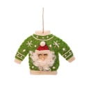 Tekstiilist käsitöö jõulukaunistus 12cm Santa Jumper - Sass & Belle