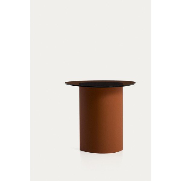Klaasist pealispinnaga abilaud 47x48 cm Olir - Kave Home-image-4