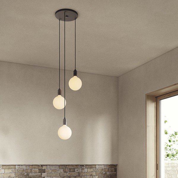 Tumehall timmitav rippvalgusti ø 25 cm Triple Pendant - tala-image-1