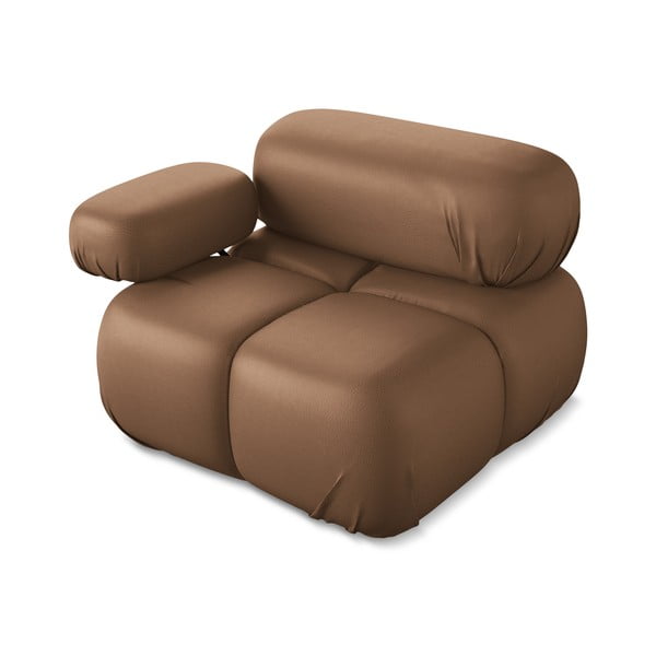 Pruun nahast diivanimoodul (vasakpoolne nurk) Lokua - Makamii-image-3